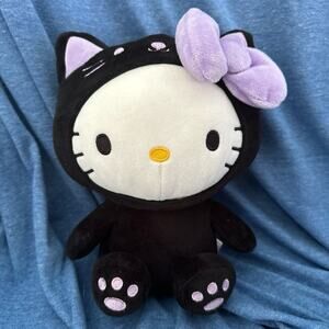 Sanrio Hello Kitty Black Cat 2023 Halloween Plush